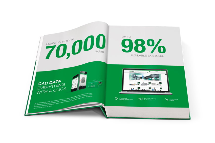 NAGYOBB, ZÖLDEBB, JOBB: újra itt norelem THE BIG GREEN BOOK katalógusa, a 2022 kiadás, több mint 70 000 gépépítő elemmel